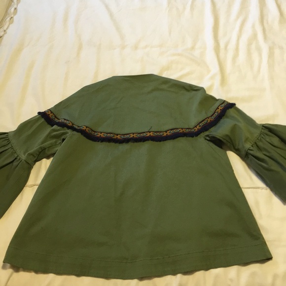 Zara Army Green Coat!  Size small - Picture 4 of 4